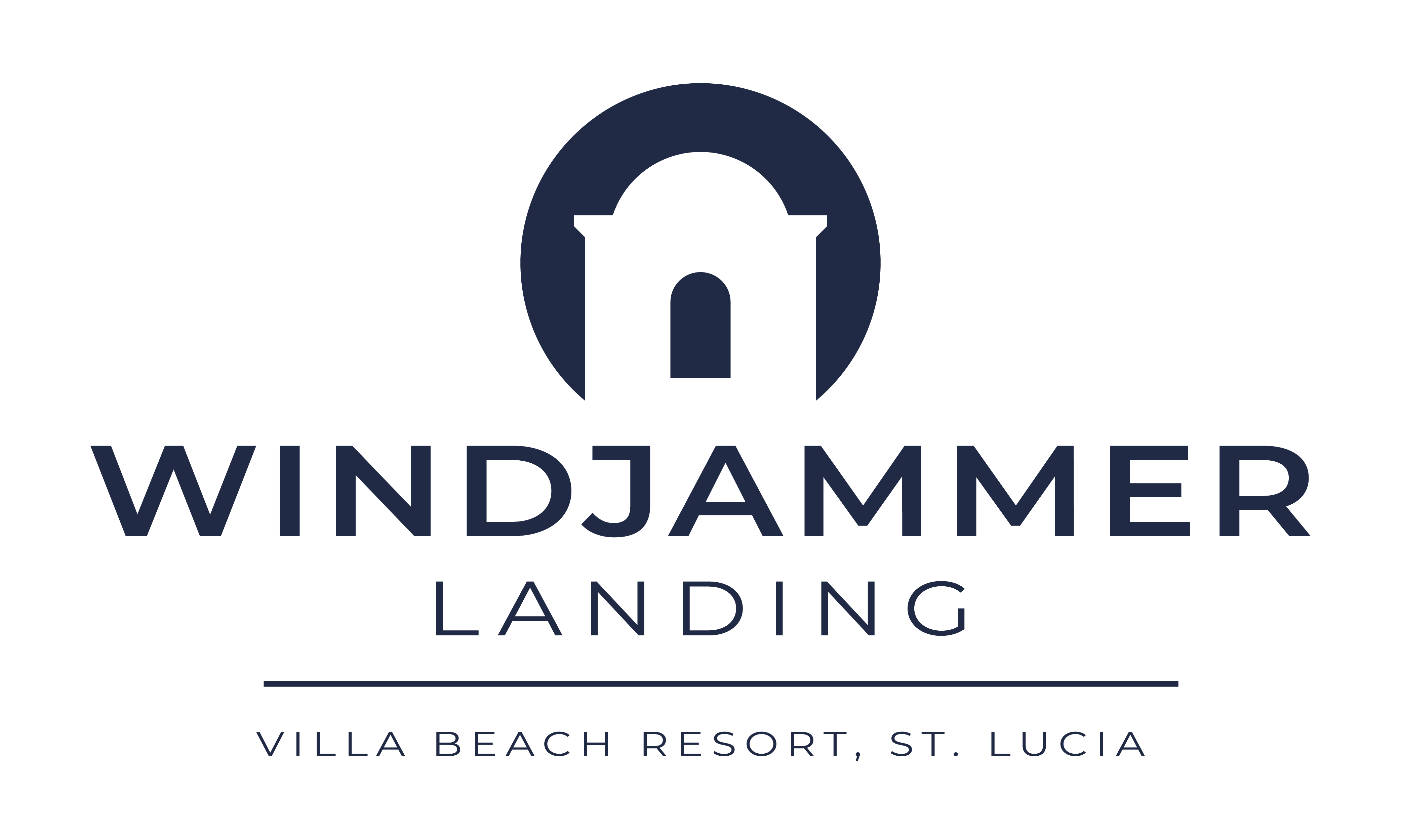 Windjammer Landing Villa Beach Resort Dark Logo